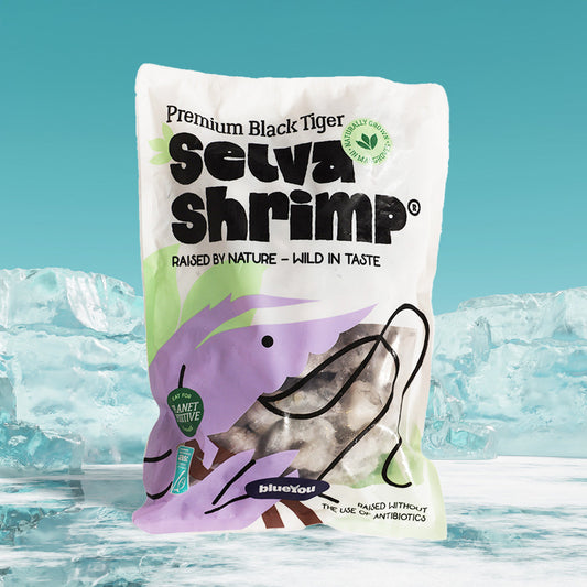 BLUEYOU 越南急凍無尾黑虎蝦 26/30 - ASC  (400g)